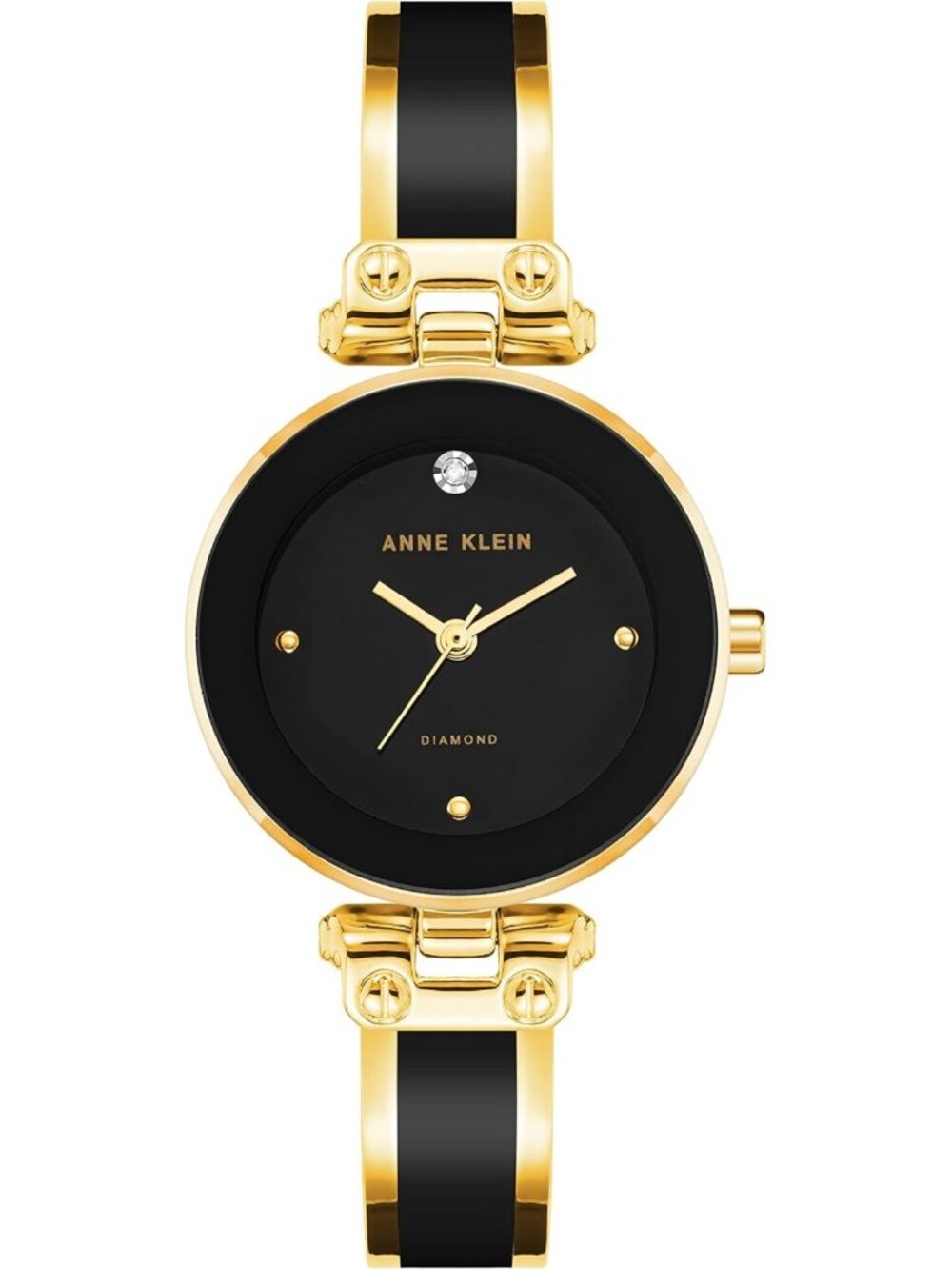 Genuine Diamond Dial Bangle Watch for Women - Elegant & Stylish Timepiece